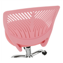 Forgószék, rózsaszín/króm, SELVA