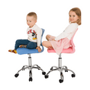 Forgószék, rózsaszín/króm, SELVA