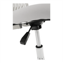 Forgószék, szürke/króm, SELVA