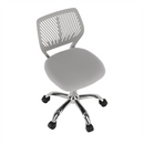 Forgószék, szürke/króm, SELVA