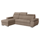 Sarok ülőgarnitúra, szürkésbézs Taupe, balos, SEMI ROH