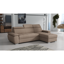 Sarok ülőgarnitúra, szürkésbézs Taupe, jobbos, SEMI ROH