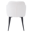 Étkezőszék, fehér/fekete, SENER