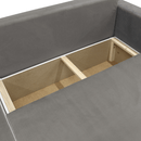 Univerzális ülőgarnitúra, szürke, SENTY ROH