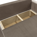 Univerzális ülőgarnitúra, világosbézs Taupe, SENTY ROH