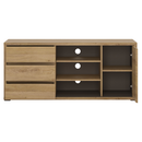 RTV asztal, shetland tölgy, SHELDON TYP 51