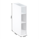 Alsószekrény D20P, fehér, SICILIA