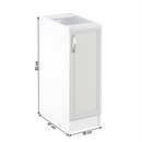 Alsószekrény D30, jobbos, fehér/sosna Andersen, SICILIA