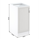 Alsószekrény D40, balos, fehér/sosna Andersen, SICILIA