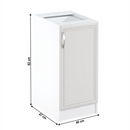 Alsószekrény D40, jobbos, fehér/sosna Andersen, SICILIA