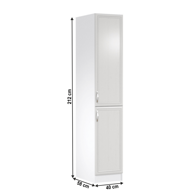 Élelmiszer szekrény D40SP, fehér/sosna Andersen, jobb, SICILIA