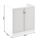 Mosogatószekrény D80Z, fehér/sosna Andersen, SICILIA