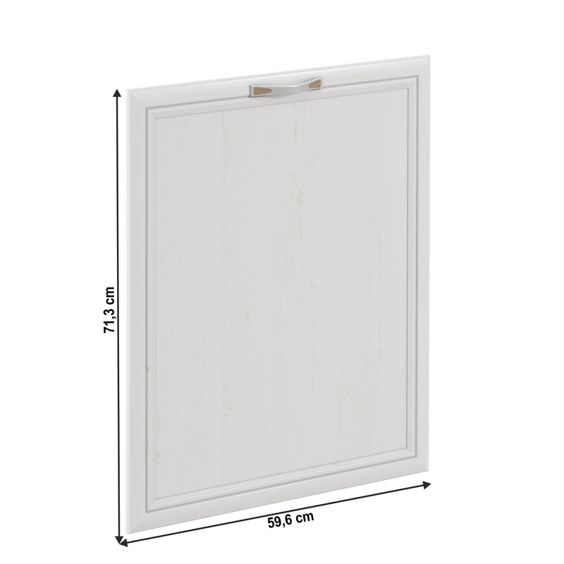 Előlap mosogatógéphez, 59,6x71,3, sosna Andersen, SICILIA