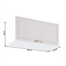 Felsőszekrény G80K, fehér/sosna Andersen, SICILIA