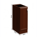 Alsószekrény D30, balos, dió Milano, SICILIA