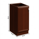 Alsószekrény D40, balos, dió Milano, SICILIA