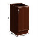 Alsószekrény D40, jobbos, dió Milano, SICILIA