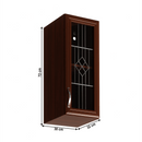 Felsőszekrény G30S üveggel, jobbos, dió Milano, SICILIA