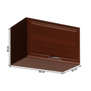 Felsőszekrény G60KN, dió Milano, SICILIA