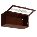 Felsőszekrény G80KS üveggel, dió Milano, SICILIA