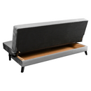 Kihúzható heverő, szürke, SIDE