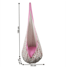 Függőhinta, rózsaszín/flamingó minta, SIESTA TYP 2