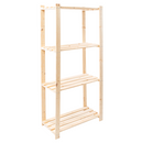 Polcállvány, természetes, fenyő, SIMU 1600