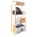 Polcállvány, természetes, fenyő, SIMU 1600