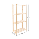 Polcállvány, természetes, fenyő, SIMU 1600