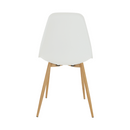 Szék, fehér/natúr, SINTIA