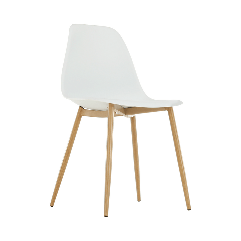 Szék, fehér/natúr, SINTIA