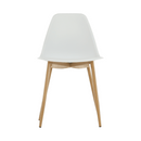 Szék, fehér/natúr, SINTIA