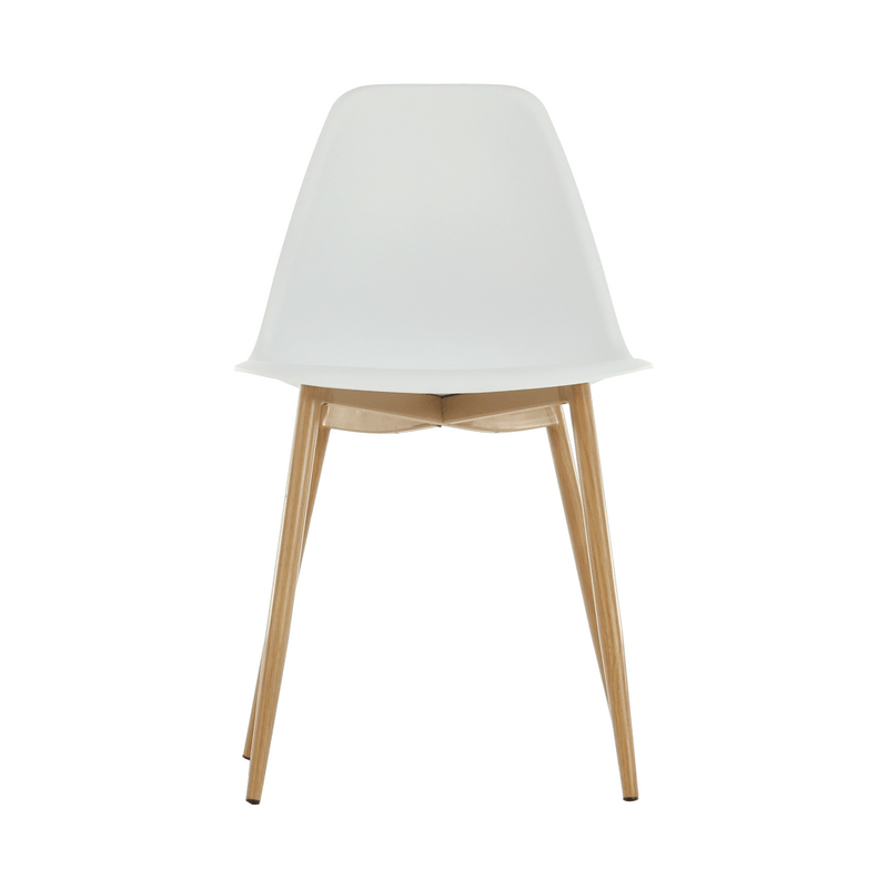 Szék, fehér/natúr, SINTIA