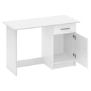 Univerzális PC asztal, fehér, SIRISS NEW