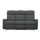 Ülőgarnitúra 3+2+1, sötétszürke szövet, FASAN