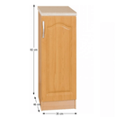 Konyhaszekrény, Alsó, Jobbos, Éger LORA MDF NEW KLASIK S30