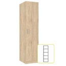 Szekrény, tölgy sonoma, INVITA TYP 1