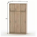 Szekrény, sonoma tölgy BETTY 4 BE04-010-00