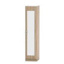 Szekrény tükörrel, tölgy sonoma, BETTY 2 BE02-005-00