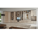 Sarokszekrény, DTD laminált, tölgy sonoma, DUNAJ TYP15