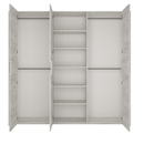 Szekrény Typ 22 3D, fehér craft, ANGEL