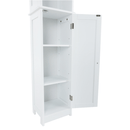 Magas szekrény, fehér, ATENE TYP 1