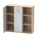 Szekrény, sonoma tölgy/fehér, MAURUS NEW MA32