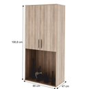 TV szekrény, DTD laminált, tölgy sonoma, DUNAJ TYP5