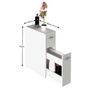 Fürdőszoba szekrény, fehér, NATALI TYP 7