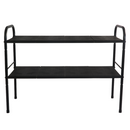 Állítható polcállvány, fekete, SOMER