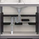 Állítható polcállvány, fekete, SOMER