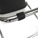 Írólapos szék, fekete/natúr, SONER