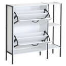 Cipősszekrény, fehér, SOVIO