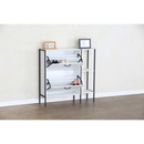 Cipősszekrény, fehér, SOVIO